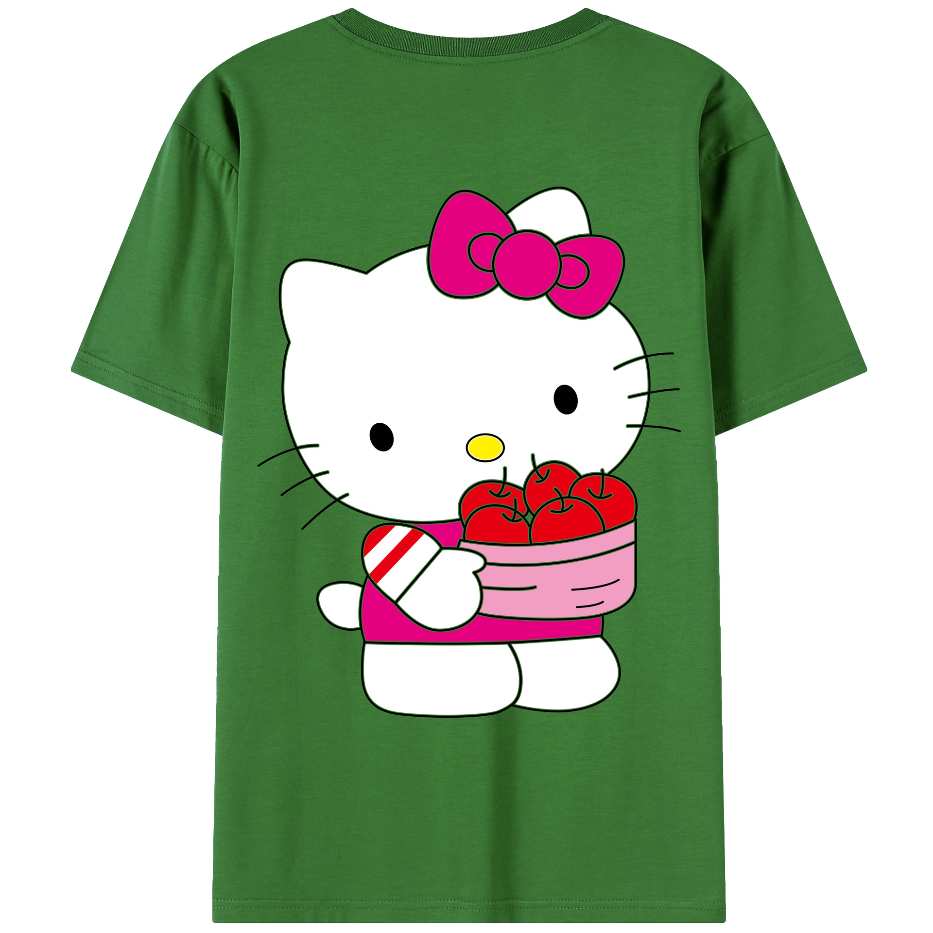 （画像用） Hello Kitty ハローキティ レディース半袖Tシャツ(バックプリント)